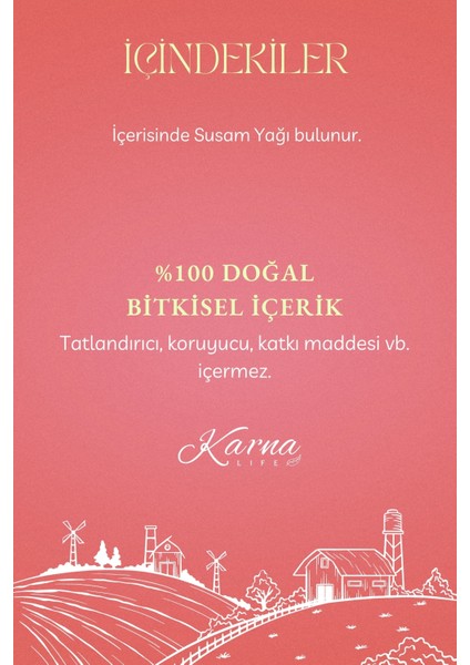 Karna Life Susam Yağı 250ML - Saf ve Doğal