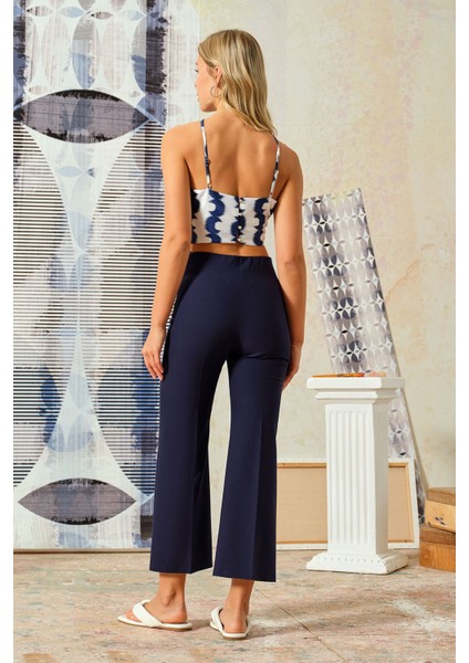 Takma Çiçekli Organze Büstiyer Lacivert fırsatları