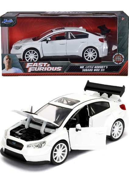 Fast & Furious Hızlı ve Öfkeli Mr. Little Nobody's Subaru Wrx Stı Die - Cast Metal 1:24