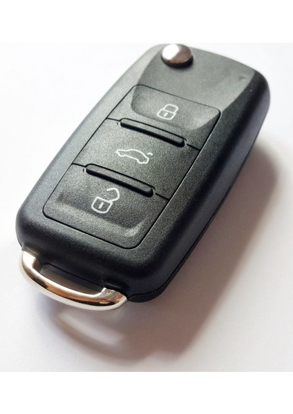 Volkswagen Polo 5 Golf 6 T6 Caddy Uyumlu Uds Anahtar Kabı Kumanda Kabı Oto Anahtarlık Pimli Logolu fiyatları