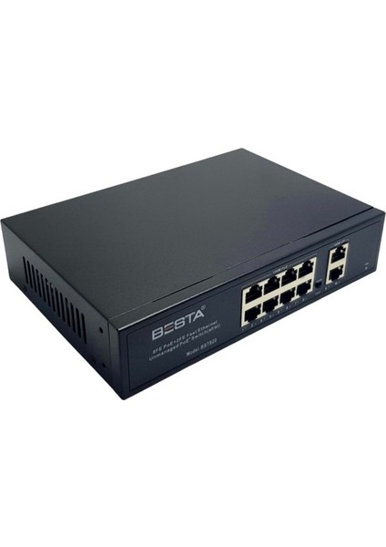BST-820 Besta 8+2 Port 10/100 Poe Switch-Power Over Ethernet