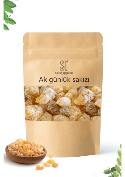 Akgünlük Sakızı Sığla Ağacı Reçine Günlük Bitkisi %100 Doğal 65 gr