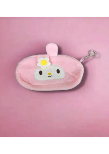 My Melody Ithal Nakışlı Peluş Kalemlik Veya Makyaj Çantası