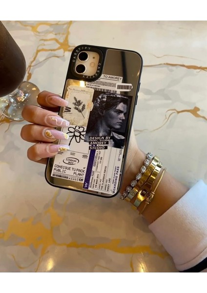 iPhone 11 Uyumlu Amorey Aynalı Kılıf, Silikon Kılıf, Kapak