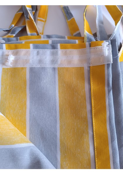 Balkon Perdesi Sarı/gri modelleri