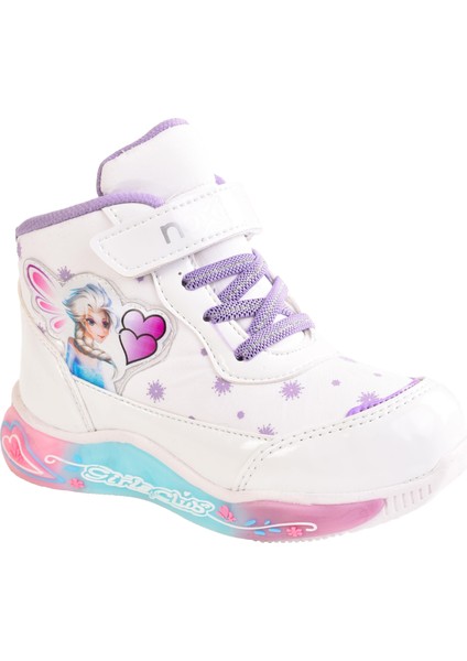 Kız Çocuk Işıklı Prensesli Spor Ayakkabı / Hafif Spor Bot&bootie modelleri