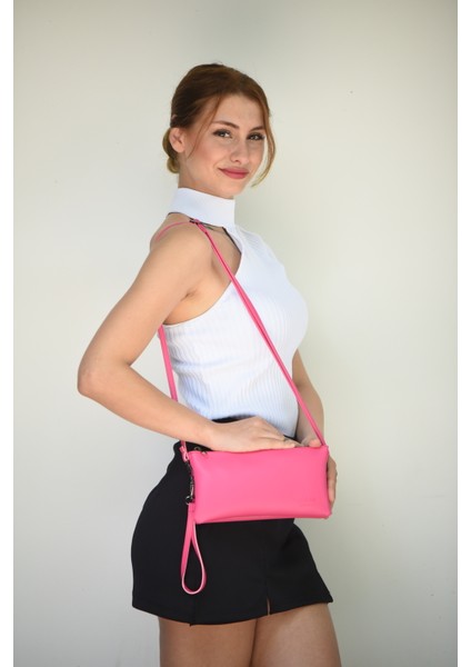 Jara Shira Kadın Orijinal Ayarlanabilir Askılı Portföy, Clutch, El ve Omuz Çantası