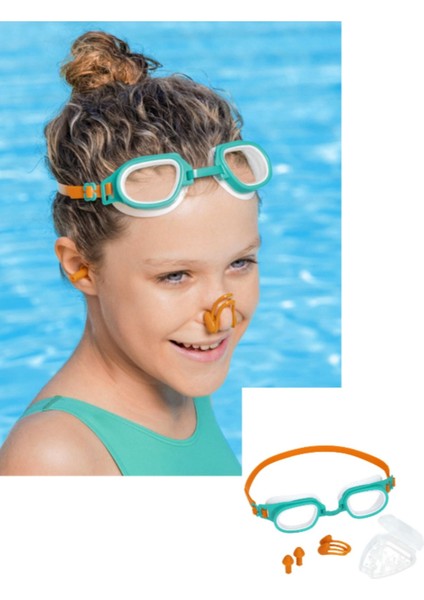 Hydro Swim Kulak ve Burun Tıkaçlı Yüzücü Gözlük Seti