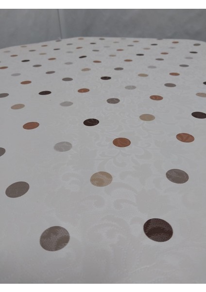 Pvc Silinebilir Muşamba Yuvarlak Masa Örtüsü Çap 140CM
