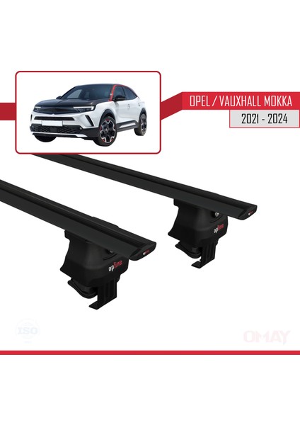 Opel / Vauxhall Mokka 2021 ve Sonrası ile Uyumlu Ace-4 Ara Atkı Tavan Barı Siyah 2 Adet fırsatları