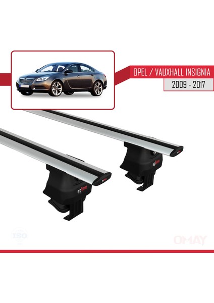 Opel / Vauxhall Insignia 2009-2017 Arası ile Uyumlu Ace-4 Ara Atkı Tavan Barı Gri 2 Adet modelleri