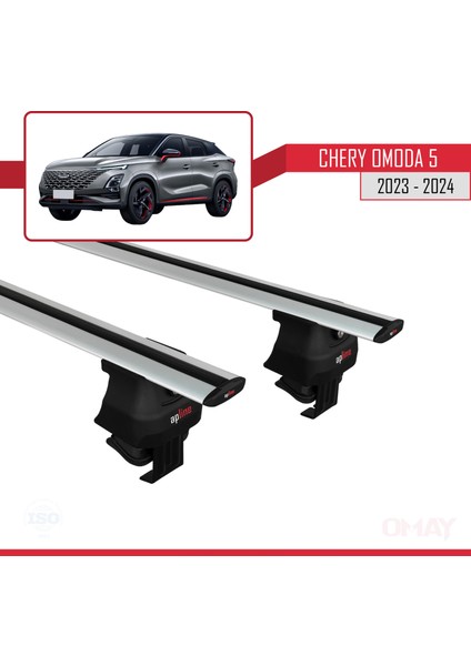 Chery Omoda 5 2023 ve Sonrası ile Uyumlu Ace-4 Ara Atkı Tavan Barı Gri 2 Adet fırsatları