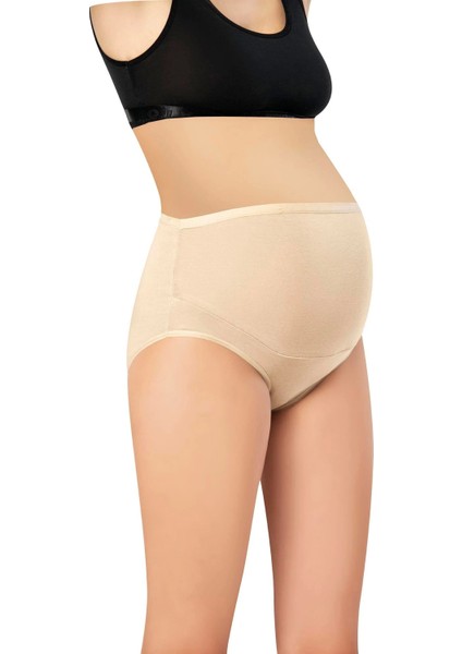 Kadın Pamuklu ve Esnek Ten Hamile Külodu 5011