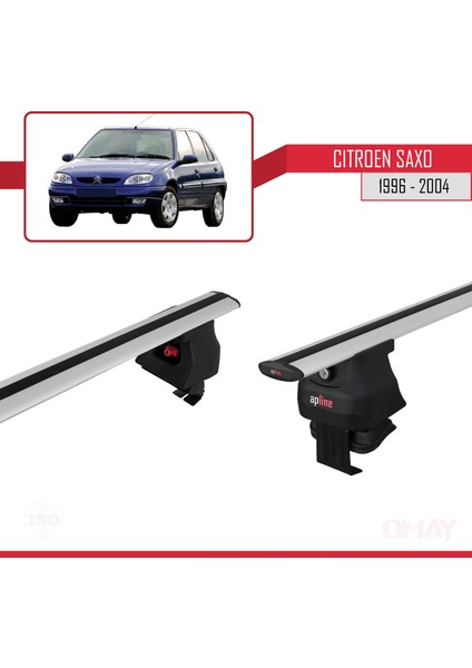 Citroen Saxo 1996-2004 Arası ile Uyumlu Ace-4 Ara Atkı Tavan Barı Gri 2 Adet fırsatları