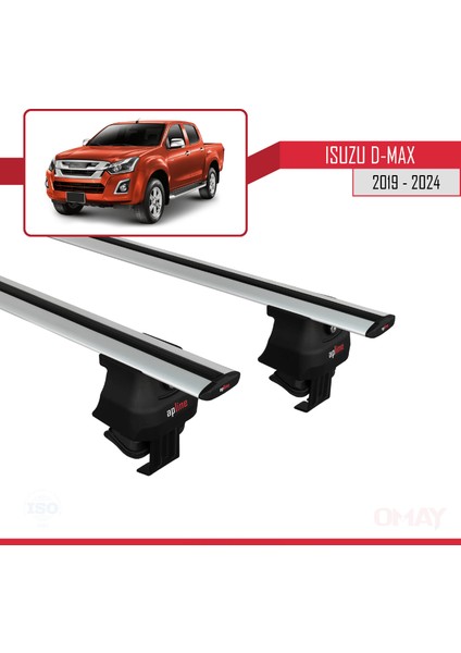 Isuzu D-Max 2019 ve Sonrası ile Uyumlu Ace-4 Ara Atkı Tavan Barı Gri 2 Adet fırsatları