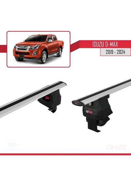 Isuzu D-Max 2019 ve Sonrası ile Uyumlu Ace-4 Ara Atkı Tavan Barı Gri 2 Adet indirimleri