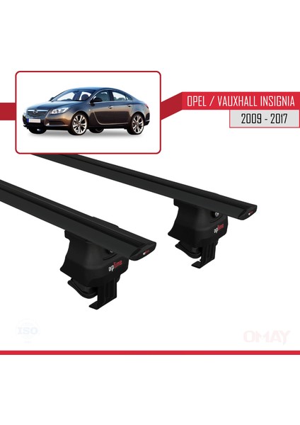 Opel / Vauxhall Insignia 2009-2017 Arası ile Uyumlu Ace-4 Ara Atkı Tavan Barı Siyah 2 Adet modelleri