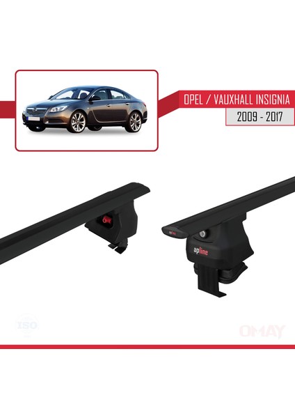 Opel / Vauxhall Insignia 2009-2017 Arası ile Uyumlu Ace-4 Ara Atkı Tavan Barı Siyah 2 Adet fırsatları