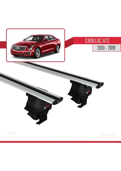 Cadillac Ats 2013-2019 Arası ile Uyumlu Ace-4 Ara Atkı Tavan Barı Gri 2 Adet modelleri