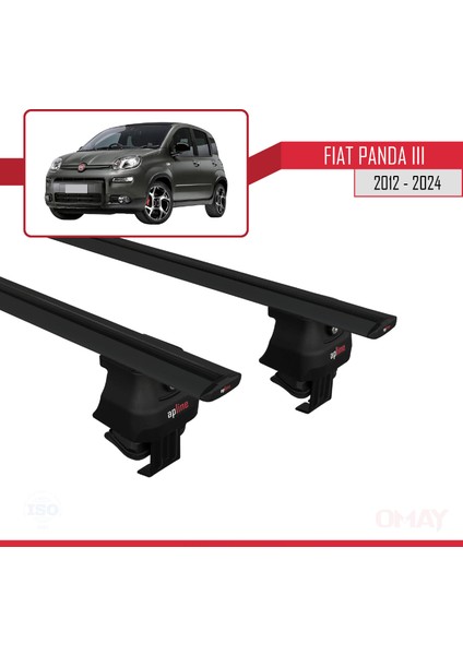 Fiat Panda Iıı (319) 2012 ve Sonrası ile Uyumlu Ace-4 Ara Atkı Tavan Barı Siyah 2 Adet modelleri
