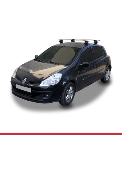 Renault Clio Iıı 2006-2012 Arası ile Uyumlu Ace-4 Ara Atkı Tavan Barı Gri 2 Adet modelleri