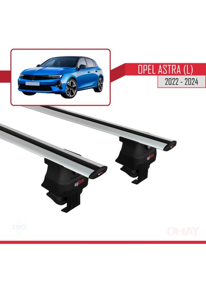 Opel Astra L (C02) 2022 ve Sonrası ile Uyumlu Ace-4 Ara Atkı Tavan Barı Gri 2 Adet modelleri