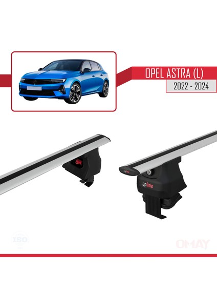 Opel Astra L (C02) 2022 ve Sonrası ile Uyumlu Ace-4 Ara Atkı Tavan Barı Gri 2 Adet fırsatları
