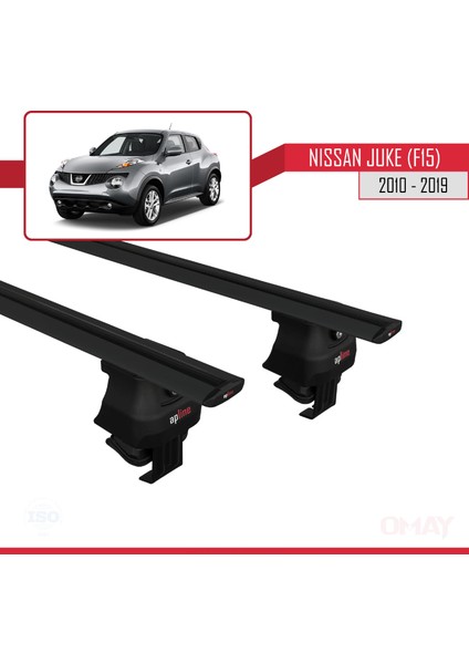Nissan Juke (F15) 2010-2019 Arası ile Uyumlu Ace-4 Ara Atkı Tavan Barı Siyah 2 Adet fırsatları
