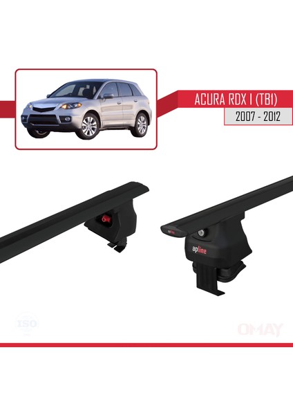 Acura Rdx I (Tb1/2) 2007-2012 Arası ile Uyumlu Ace-4 Ara Atkı Tavan Barı Siyah 2 Adet fırsatları