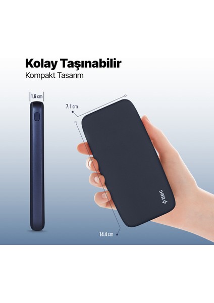 Chargeup 10.000MAH Taşınabilir Şarj Aleti Powerbank fırsatları