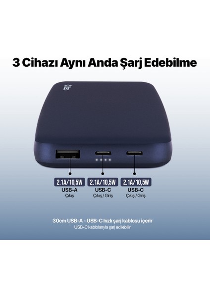 Chargeup 10.000MAH Taşınabilir Şarj Aleti Powerbank