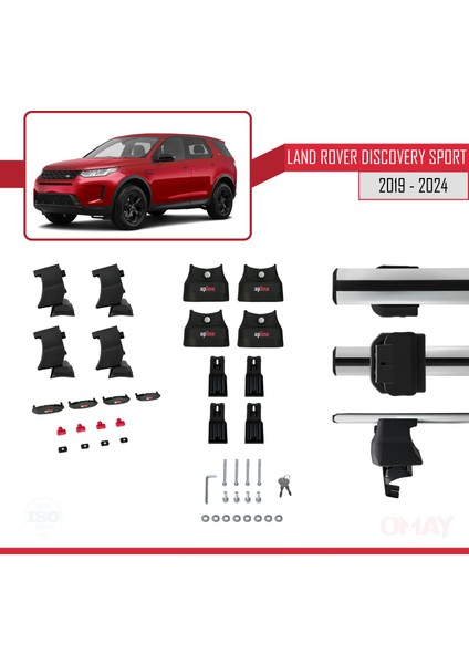 Land Rover Discovery Sport 2 2019 ve Sonrası ile Uyumlu Ace-4 Ara Atkı Tavan Barı Gri 2 Adet indirimleri