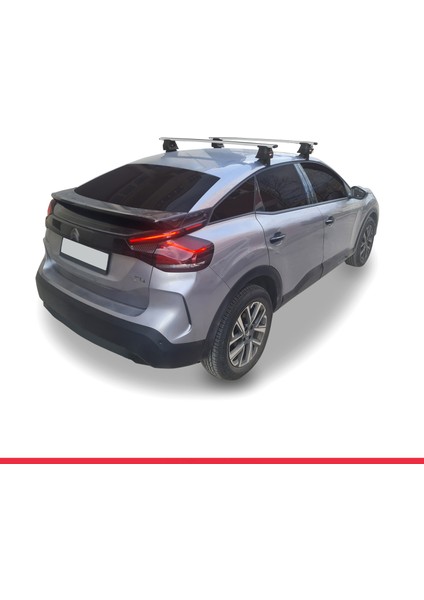 Citroen C4 2020 ve Sonrası ile Uyumlu Ace-4 Ara Atkı Tavan Barı Gri 2 Adet modelleri