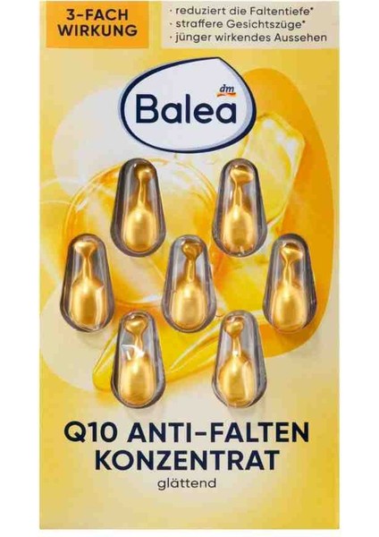 Konsantre Q10 ANTI-FALTEN Konzntrat, 7 Adet