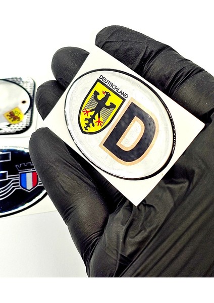 Etiketçilere Özel Sticker Damla Harf Set 4'lu Sticker Damla (B - D - F- Tr) Model 1
