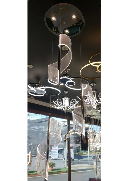 Salon Avizesi 10 Lu Modern Avize