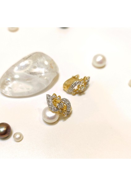 15MM Taşlı Küpe 14 Ayar Altın Hd Videolu fırsatları