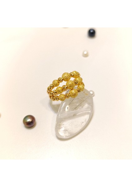 3 Sıralı Dorika Toplu Yüzük 22 Ayar Altın fiyatları