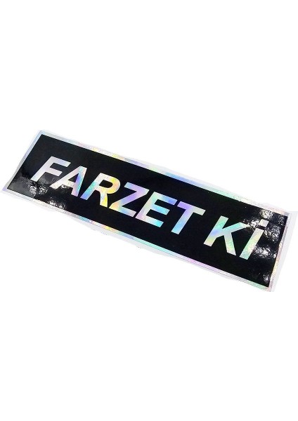 Farzet Ki Sticker Hologramlı Oto Sticker Oto Cam Yazısı - Farzet Ki Araba Cam Yazı Sticker fırsatları