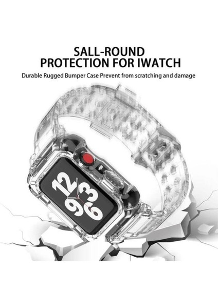 - Apple Watch Uyumlu Spor Kordon Kayış Kasa Koruma 38MM 40MM 41MM modelleri