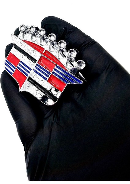 Etiketçilere Özel Armalar Cadillac Krom Modeli Yapışkanlı Metal
