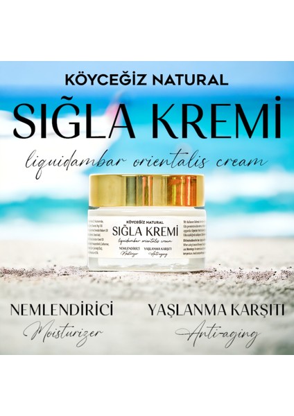 Sığla Kremi - Yaşlanma Karşıtı - Cilt - - Su Bazlı Nemlendirici Yüz Kremi indirimleri