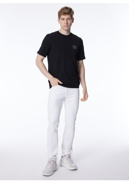 Yuvarlak Yaka Siyah Erkek T-Shirt Jprblushıeld Tee Ss Crew Neck Exc