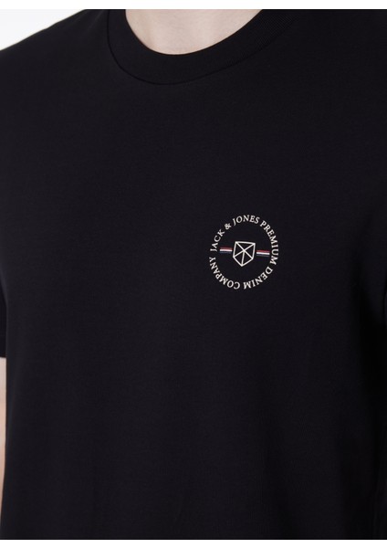 Yuvarlak Yaka Siyah Erkek T-Shirt Jprblushıeld Tee Ss Crew Neck Exc