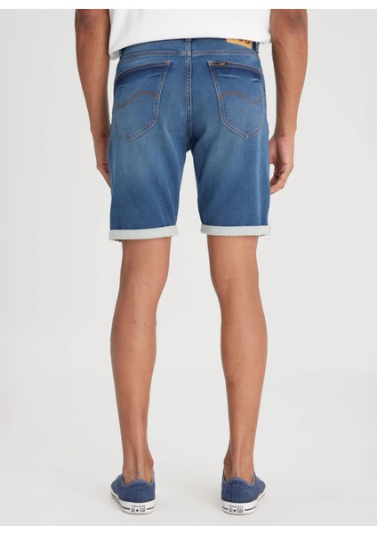 Slim Fit Taş Erkek Denim Şort L24107958 5 Cep Jean Şort fırsatları