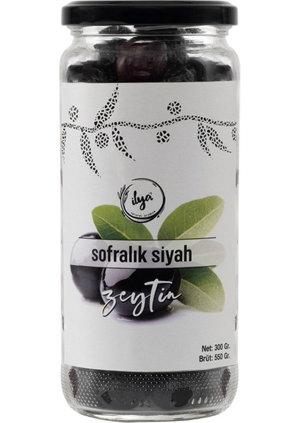 Sofralık Siyah Zeytin 300 gr