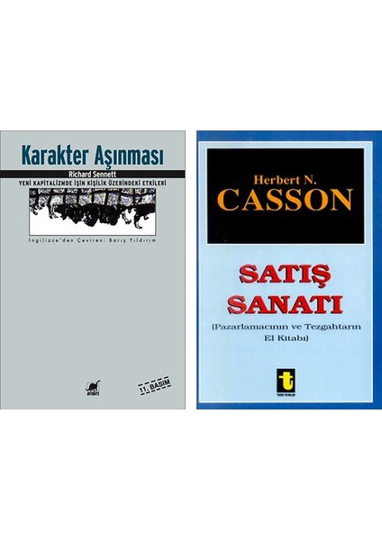 Karakter Aşınması - Satış Sanatı 2 Kitap