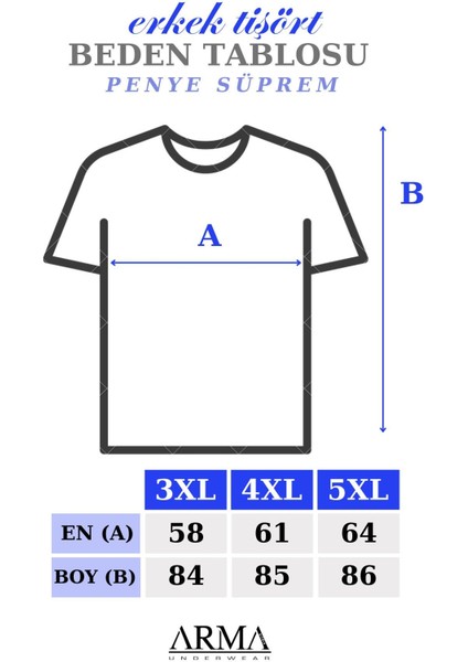 Erkek Büyük Beden Tişört Sıfır Yaka %100 Pamuk 2'li Ekonomik Paket Siyah - 5xl