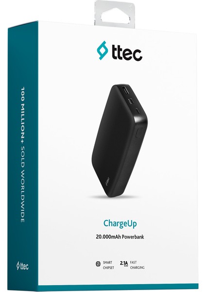 Chargeup 20.000MAH Taşınabilir Hızlı Şarj Aleti / Powerbank