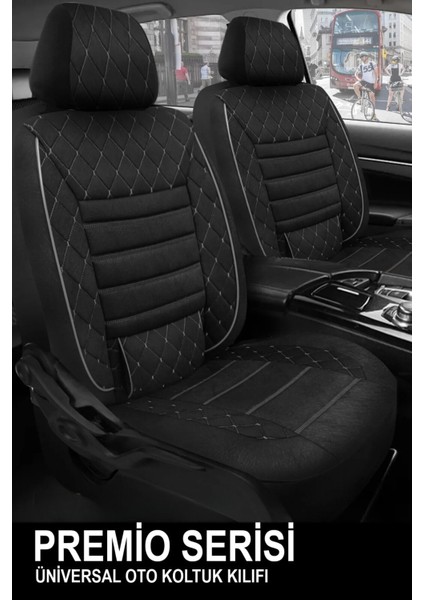 Bmw X6 (F16) 30D (258 Hp) Xdrive Steptronic 2014 Trend Serisi Tay Tüyü Oto Koltuk Kılıfı Siyah